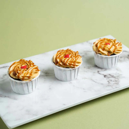 Salted Caramel Chocolate Popstar Cupcakes: 